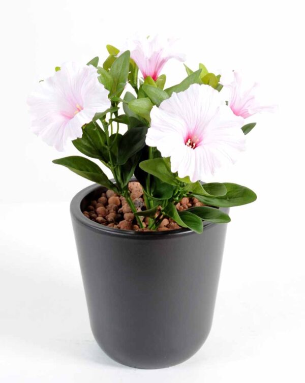 plante artificielle fleurie petunia blanc rose 1 1